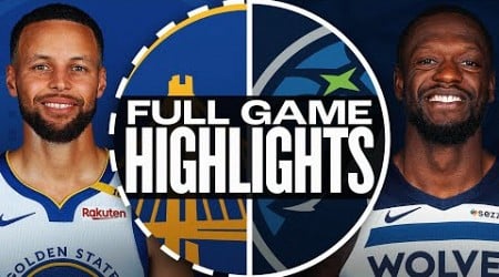 WARRIORS at TIMBERWOLVES | FULL GAME HIGHLIGHTS | December 21, 2024