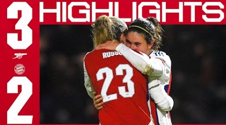 GROUP WINNERS! | HIGHLIGHTS | Arsenal vs Bayern Munich (3-2) | UWCL | Russo, Caldentey