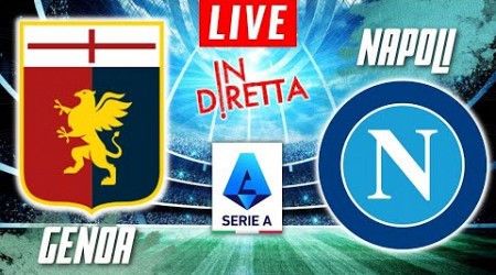 GENOA VS NAPOLI LIVE | ITALIAN SERIE A FOOTBALL MATCH IN DIRETTA | TELECRONACA