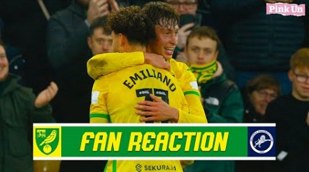 ‘We could have made it easier!’ | Fan Reaction | Norwich City 2-1 Millwall | The Pink Un