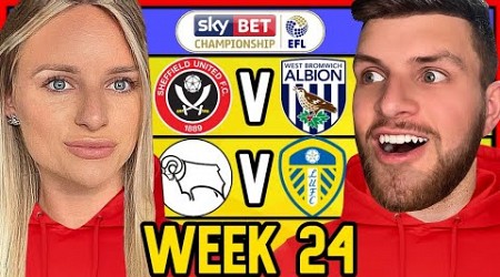 CHAMPIONSHIP WEEK 24 PREDICTIONS