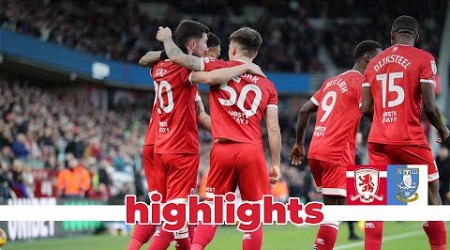 Match Highlights | Boro 3 Sheffield Wednesday 3 | Matchday 23