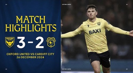 Placheta Scores a Worldie In Oxford United&#39;s Win Over Cardiff City | Championship Highlights