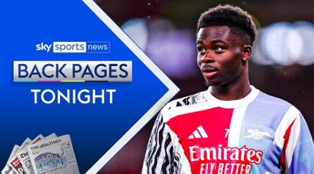 Will Arsenal enter the transfer market with &quot;undroppable&quot; Bukayo Saka injured? | Back Pages Tonight