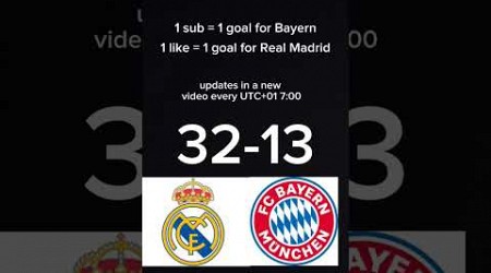 Real Madrid vs Bayern München #realmadrid #bayernmunich #football #shorts