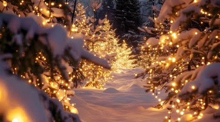 Celtic Christmas Carols, Soft Holiday Christmas Music &quot;Christmas Forest Peace&quot; Open Road Folk Music