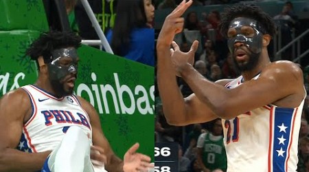 Joel Embiid FINED $75,000 for &#39;up yours&#39; celly to Celtics crowd and DX Chop 