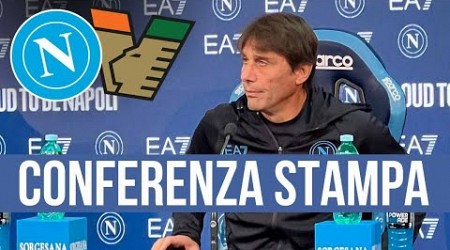 CONTE in conferenza stampa per Napoli Venezia 