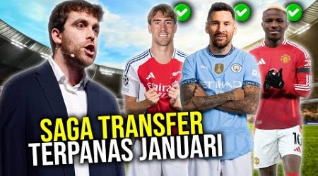 BURSA TRANSFER MUSIM DINGIN PALING PANAS DALAM SEJARAH! MADRID BORONG PEMAIN MESSI MERAPAT KE CITY