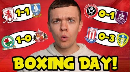 My Championship Boxing Day Week 23 Score Predictions!