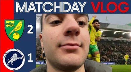 NORWICH CITY V MILLWALL VLOG! ( CURSED AT CARROW ROAD! )