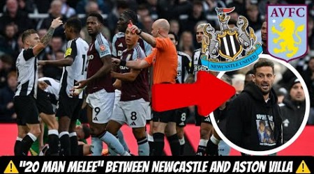 Newcastle United’s behind the scenes TUNNEL RED CARD INCIDENT with Aston Villa EXPLAINED !!!!