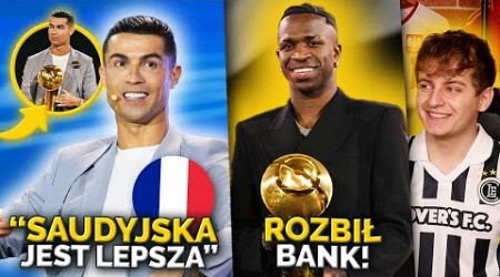 Cristiano Ronaldo zdobył DWIE nagrody i POJECHAŁ PO Ligue 1! Vinicius piłkarzem ROKU Globe Soccer!