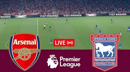 [LIVE] Arsenal vs Ipswich Town Premier League 24/25 Full Match - Video Game Simulation