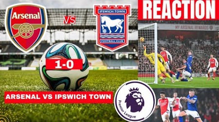 Arsenal vs Ipswich Town 1-0 Live Stream Premier League EPL Football Match Score Highlights Gunners