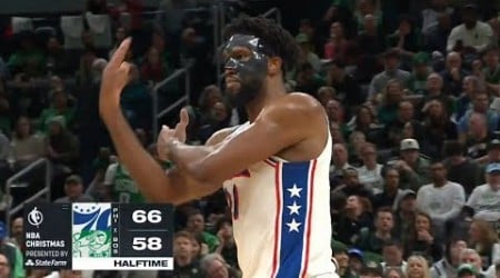 Joel Embiid IS WILD for doing this celebration towards Celtics crowd 