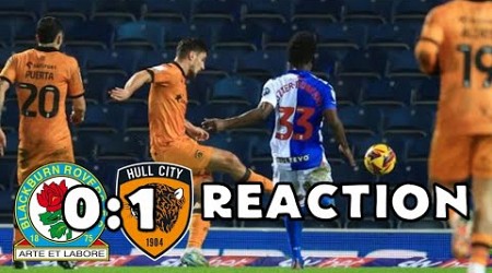 Blackburn Rovers 0 Hull City 1 - Reaction