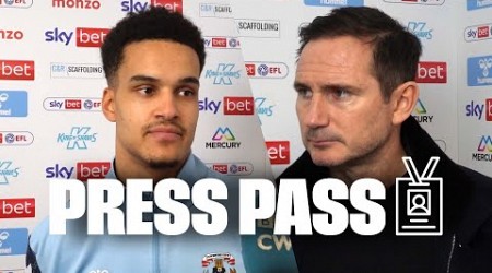 Frank Lampard and Oliver Dovin react to Coventry City&#39;s draw with Millwall 