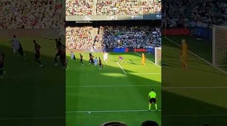 Diego Llorente remata corner de Lo Celso. Betis-Barça. 07-12-24 #realbetis #football