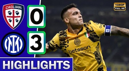 Cagliari vs Inter Milan 0-3 Highlights and All Goals 2024 - Serie A 2024/25