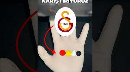 Galatasaray’ın Amblemindeki Tüm Renkler Karışırsa #galatasaray #renkler #gs