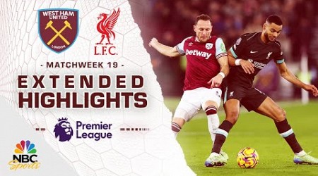 West Ham United v. Liverpool | PREMIER LEAGUE HIGHLIGHTS | 12/29/2024 | NBC Sports