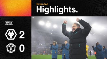 Cunha and Hwang sink United | Wolves 2-0 Manchester United | Extended Highlights