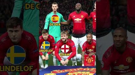 Squad Manchester United Champions League 2019 I Player&#39;s Nation #manchesterunited #duniabola