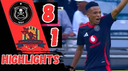 ORLANDO PIRATES vs MARUMO GALLANTS ‣ ALL GOALS &amp; HIGHLIGHTS ‣ BETWAY PSL 2024/25