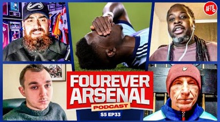 Saka BLOW! | January TRANSFER WINDOW... | PROBLEMS For Mikel! | The Fourever Arsenal Podcast