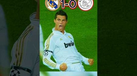 Real Madrid vs Ajax UCL 2011 #football #footballshorts Cristiano Ronaldo Benzema Kaká