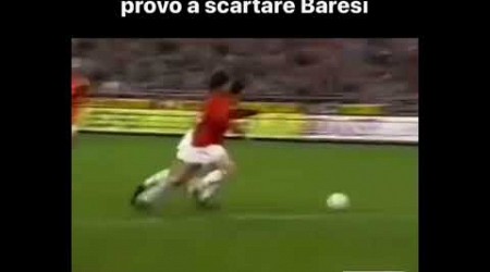 Roberto Baggio vs Franco Baresi #milan #calcio #seriea #storia #perte #shorts