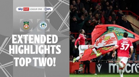 TOP TWO! | Wrexham v Wigan Athletic extended highlights