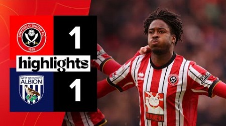 Sheffield United 1-1 West Bromwich Albion | EFL Championship highlights