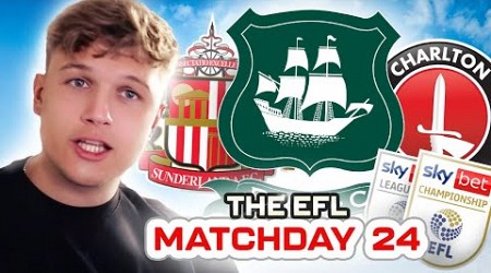 PLYMOUTH IN TROUBLE, CHAMPIONSHIP RELEGATION BATTLE HOTS UP AND CHARLTON 3 IN A ROW! EFL thoughts 24