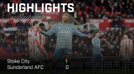 Late Defeat At The bet365 Stadium | Stoke City 1 - 0 Sunderland AFC | EFL Championship Highlights