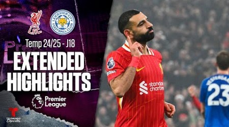 Liverpool vs. Leicester City | Highlights Premier League | Jornada 18 | Telemundo Deportes