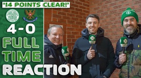 Celtic 4-0 St. Johnstone | &#39;14 POINTS CLEAR!&#39; | Full-Time Reaction