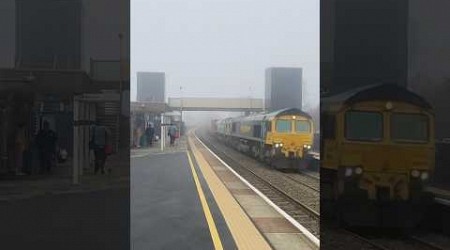 2x 66 on a Southampton bound Intermodal at Alfreton GREAT 2 TONE 27/12/24