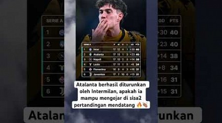 Inter menduduki puncak klasemen seri A #shortsvideo #football #intermilan #seria #beritaseakbola