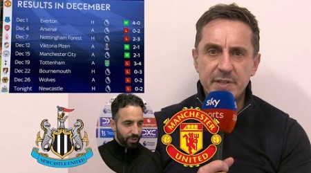 Man United vs Newcastle 0-2 Gary Neville Angrily Discusses Man United