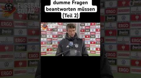 Wenn Fussballer dumme Fragen beantworten müssen (Teil 2) #klopp #kroos #müller #fussball #interview