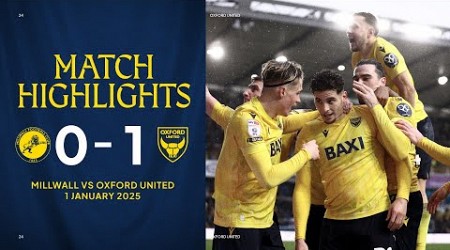 Oxford United&#39;s First Away Win of the Season Against Millwall | Championship Highlights