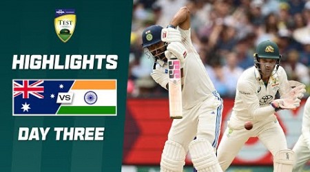 Australia v India 2024-25 | Fourth Test | Day Three