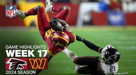 Atlanta Falcons vs. Washington Commanders Game Highlights | 2024 Week 17