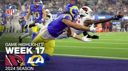 Arizona Cardinals vs. Los Angeles Rams Game Highlights | NFL 2024 Season Week 17