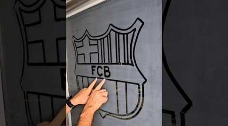 Fc Barcelona logo two hands drawing #fcbarcelona #barca #fcbarcelonafans #barcelona #twohandsdrawing