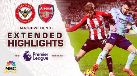 Brentford v. Arsenal | PREMIER LEAGUE HIGHLIGHTS | 1/1/2025 | NBC Sports