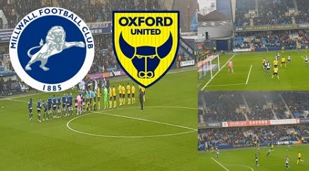 Millwall vs Oxford United/Matchday vlog/Highlights/ Millwall start 2025 with a defeat