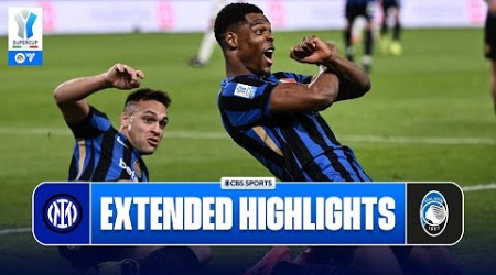 Inter vs. Atalanta: Extended Highlights | EA Sports FC Super Cup | CBS Sports Golazo